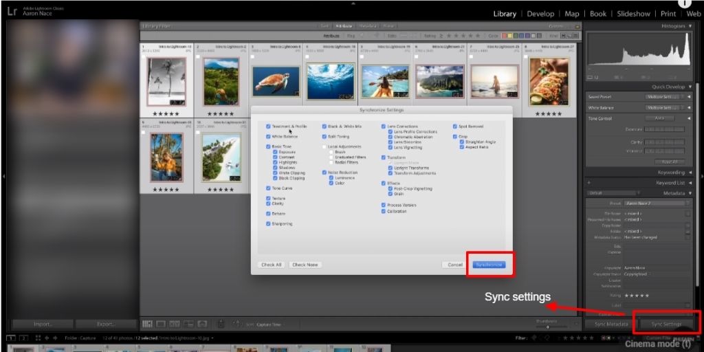 Lightroom Product photography