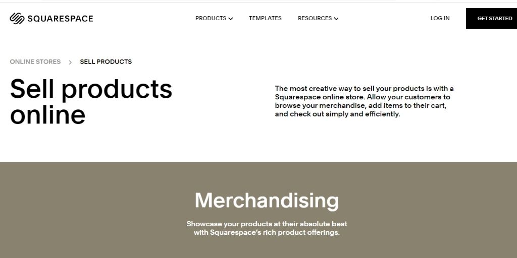 Squarespace Shop