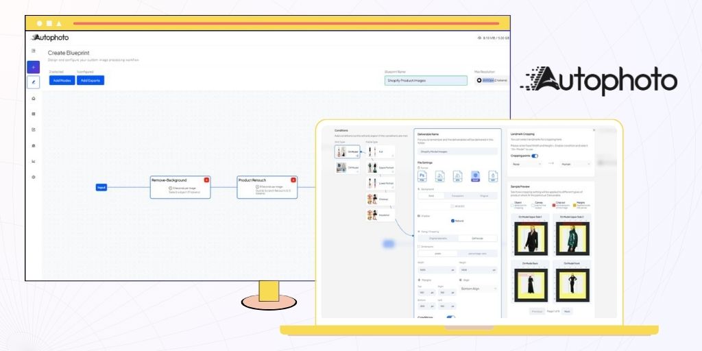 Autophoto AI eCommerce photo editing