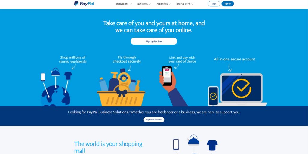 PayPal - Best Online Payment Methods For Ecommerce