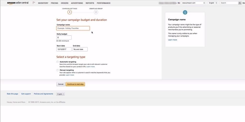 Amazon Sponsored Products