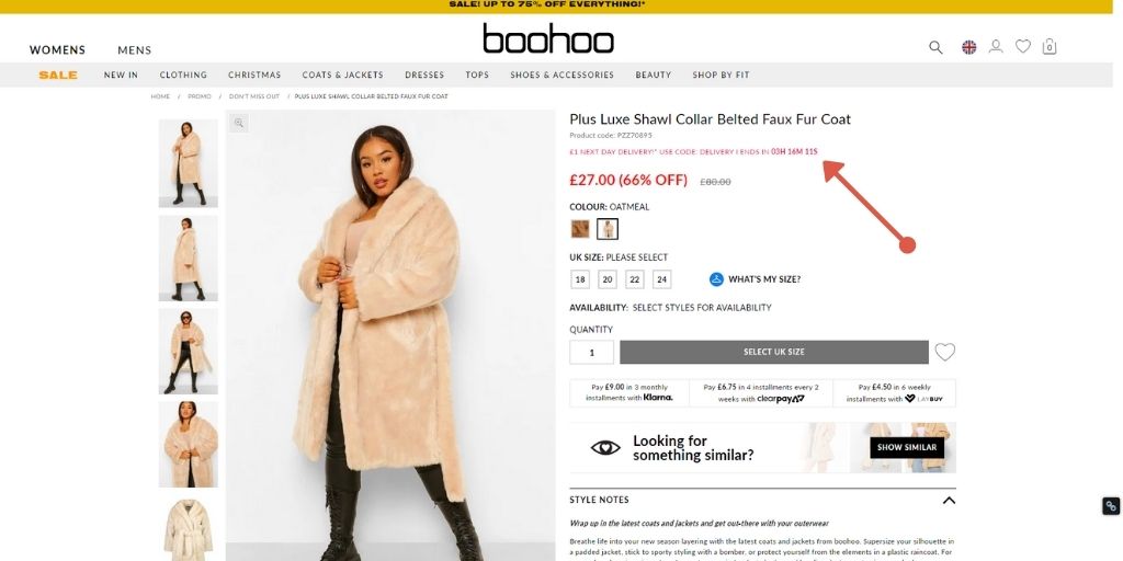 eCommerce Call to Action