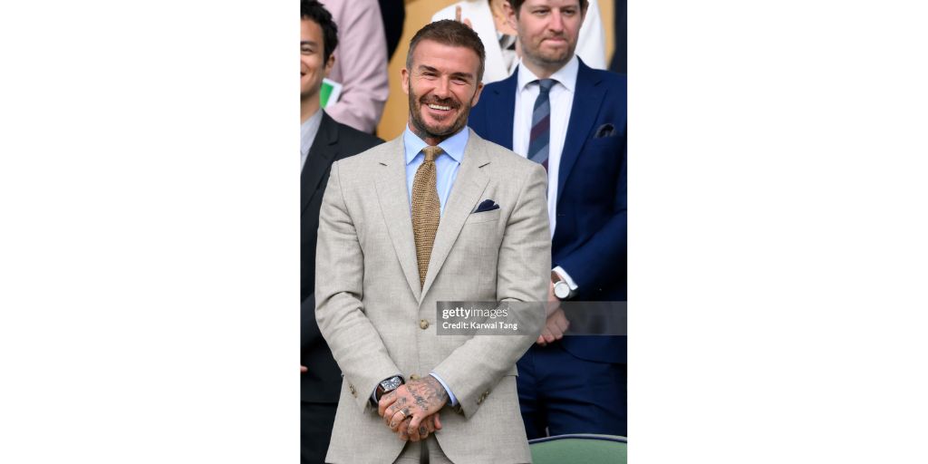 David Beckham Look Wimbledon 2024