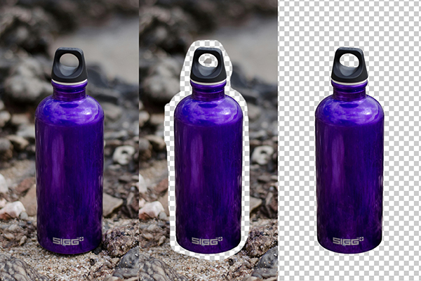 Deep etching photo editing service