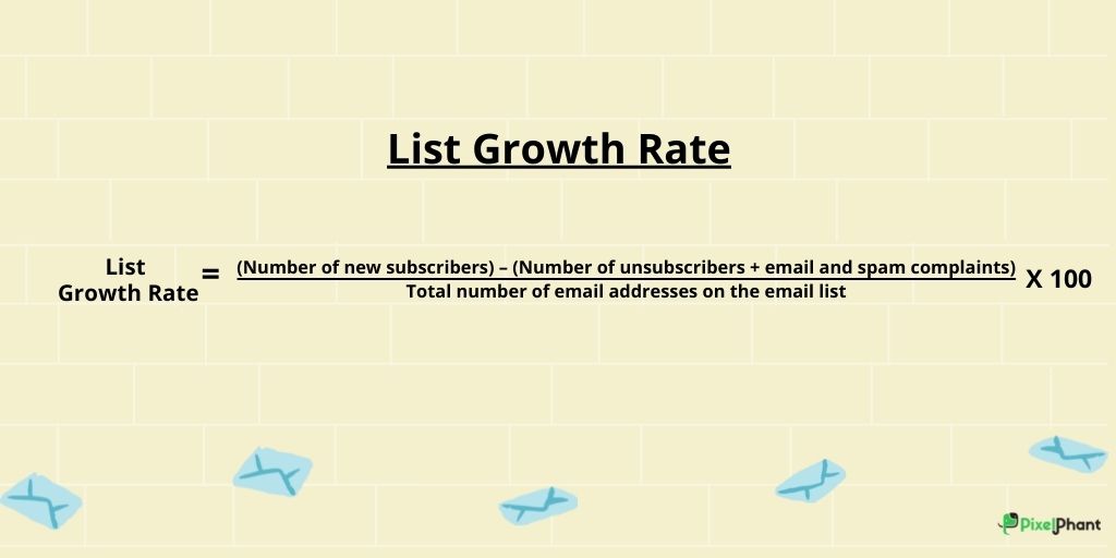 Email Marketing KPIs - List Growth Rate