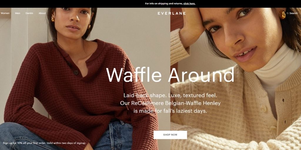 Everlane Website