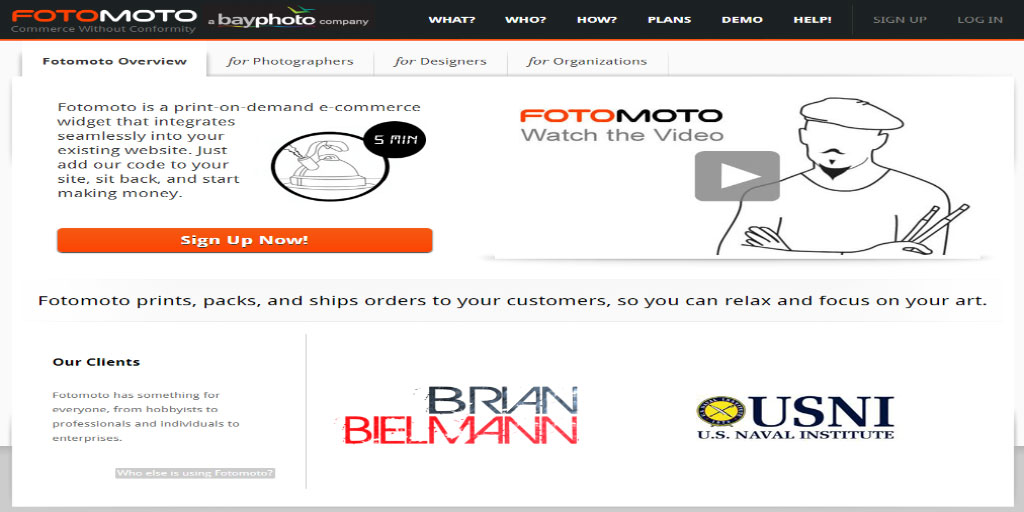 Fotomoto Best Places To Sell Photos Online