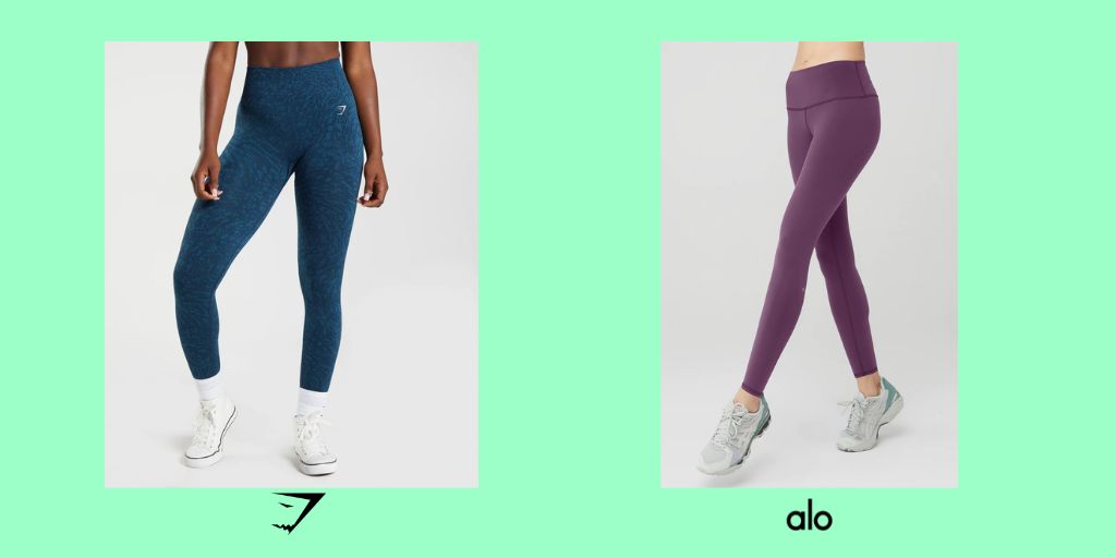 Helps to differentiate your business - Alo yoga Vs Gym Shark Product Images