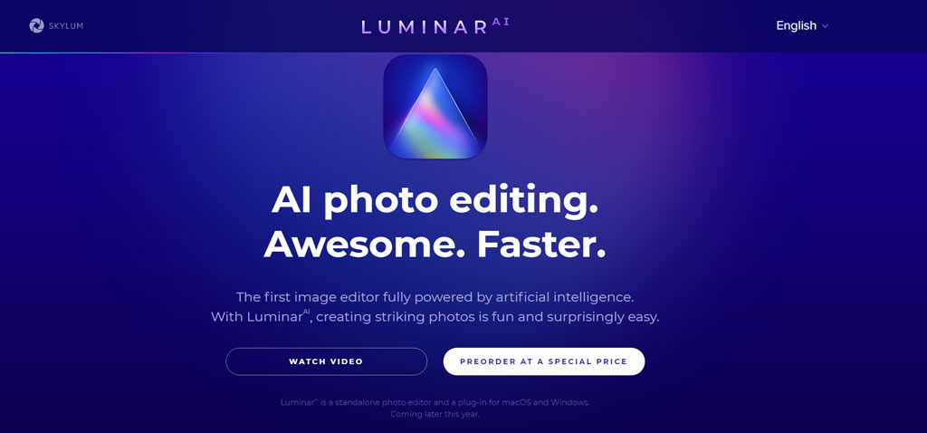 Luminar 4 ai photo editing tool