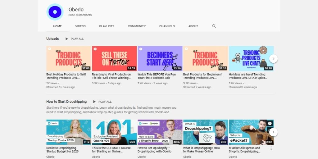 business YouTube channels