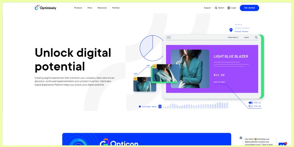 Optimizely - Ecommerce Analytics Tool