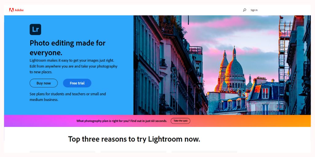 When to use Lightroom?
