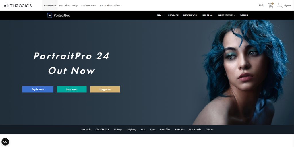 PortraitPro for Portraite Photo Editing