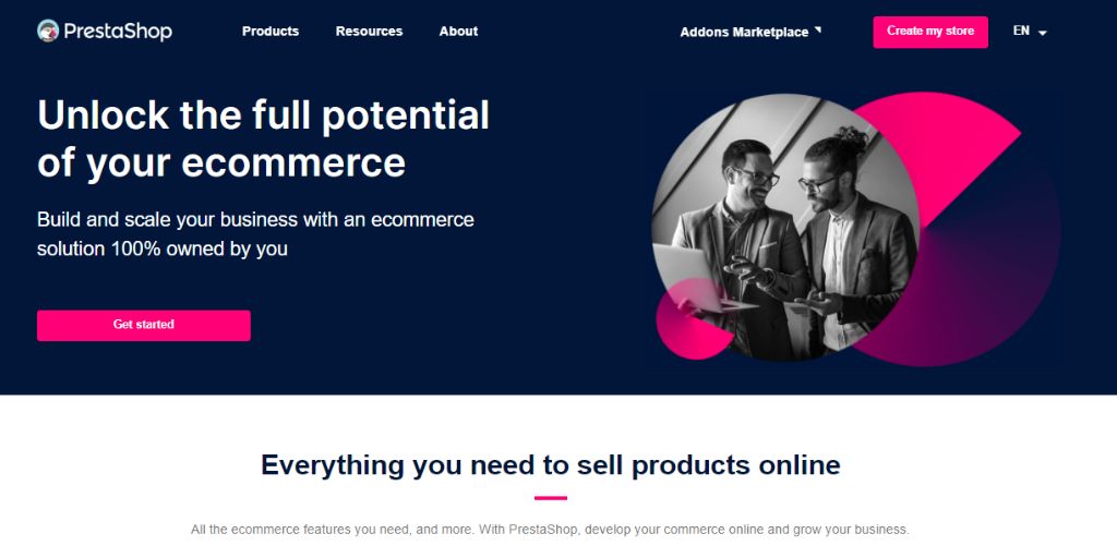PrestaShop - Ecommerce Website Builder