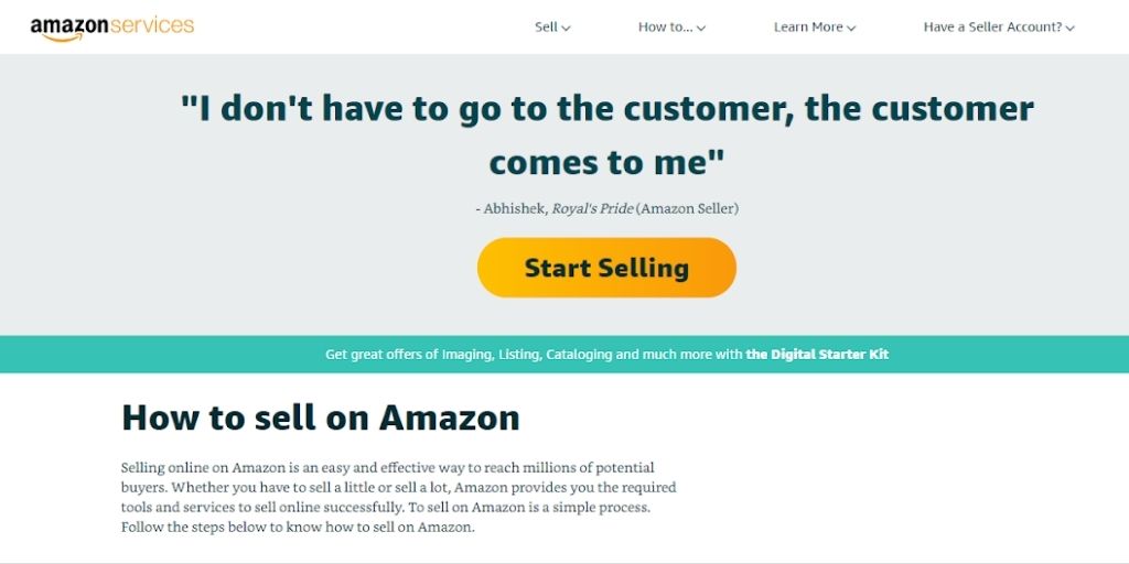 selling with amazon