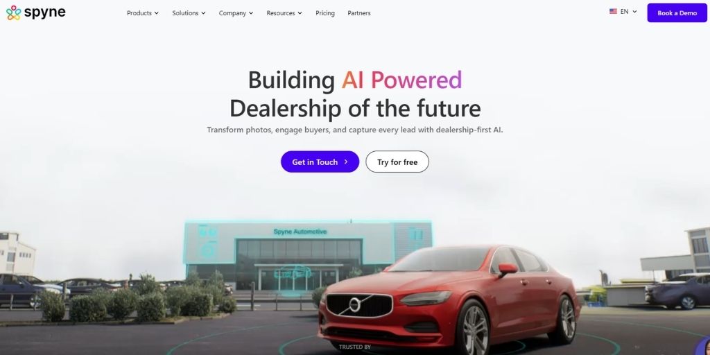 Spyne photo editing AI platform