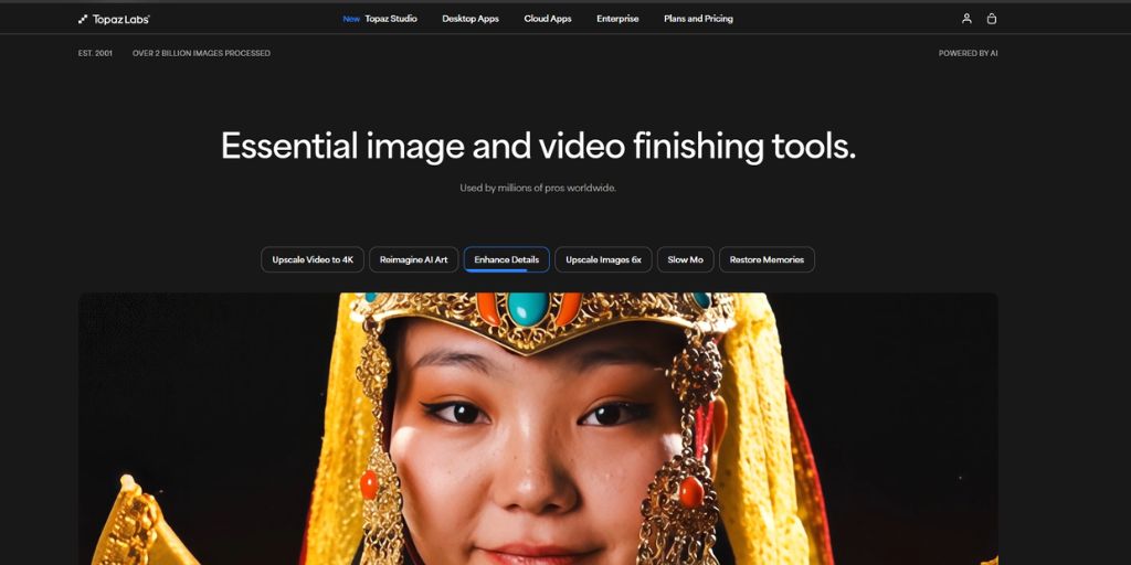TopazLabs for Portraite Photo Editing