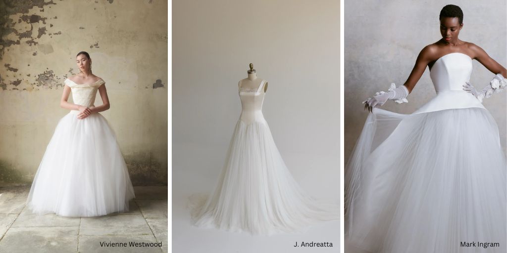 Tulle Skirts - Bridal Wedding Fashion Trend 2025