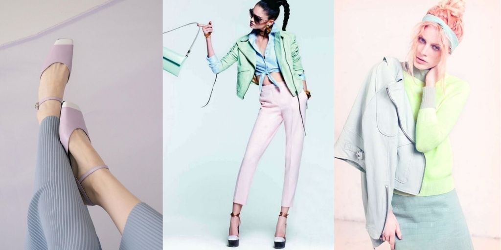 pastel color clothes