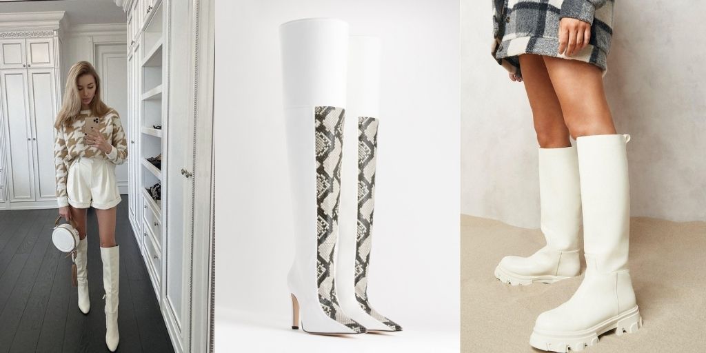 white boots
