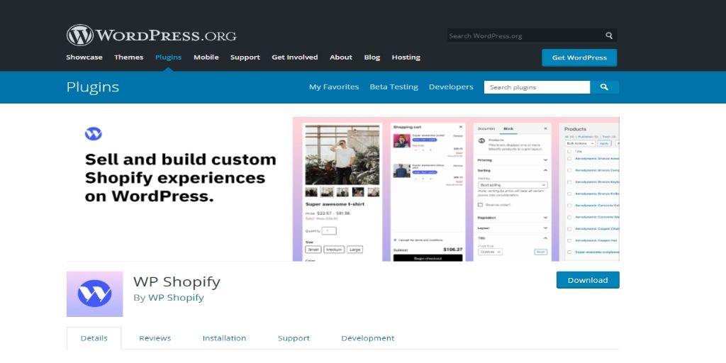 WP-Shopify eCommerce WordPress Plugins