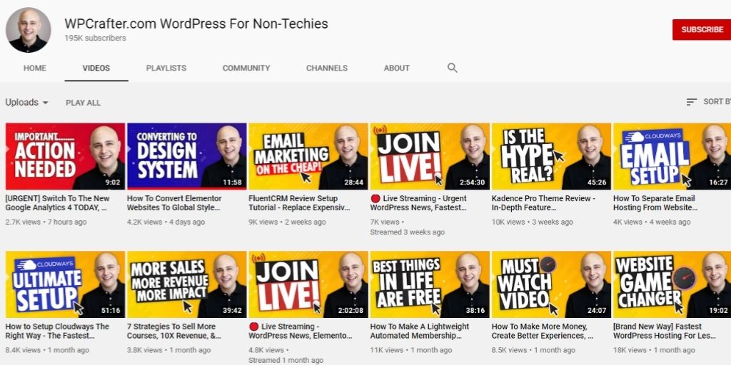 online business YouTube channels