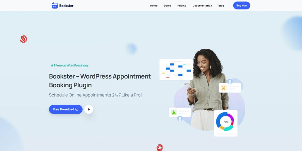 Wordpress appointment booking Plugin - Bookster 