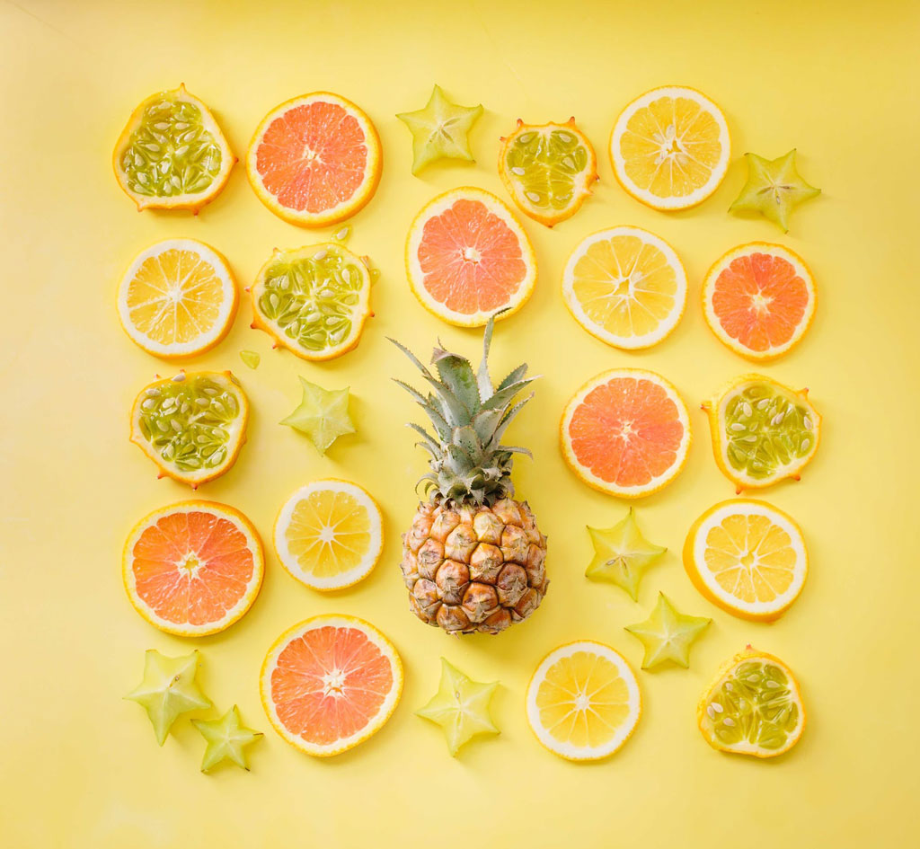 adding props in Flat Lay Product Photography