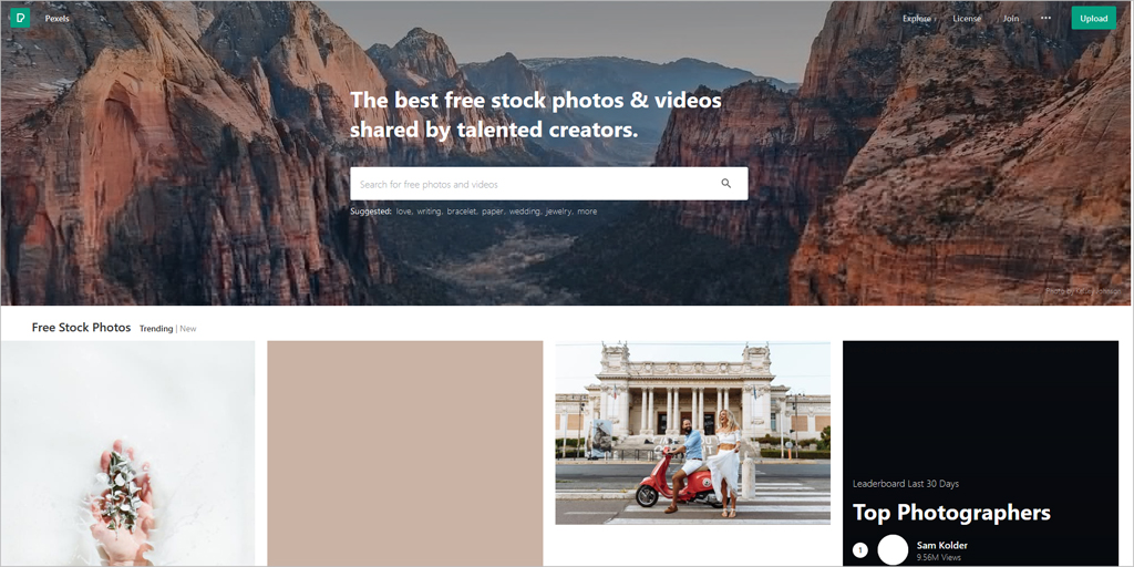 free stock images website - pexels