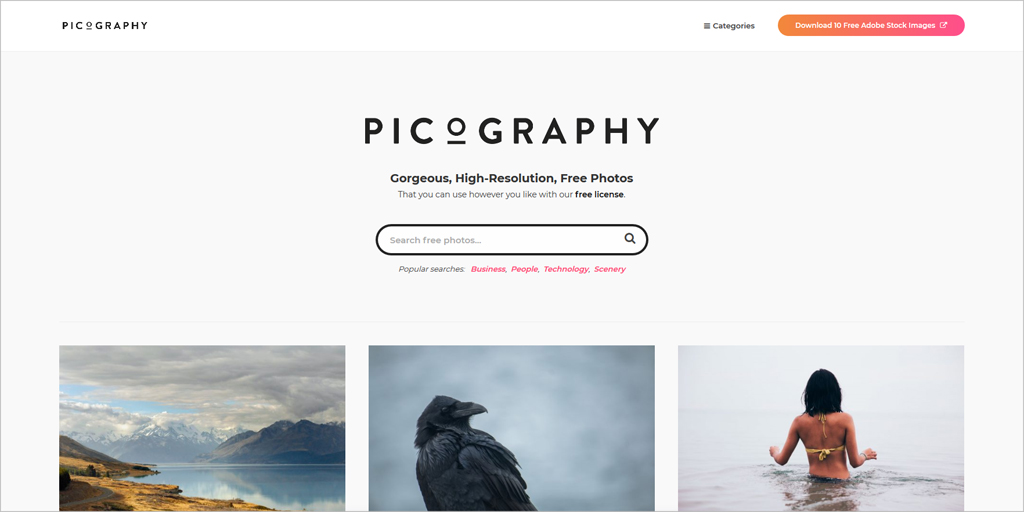 free stock images website - picography
