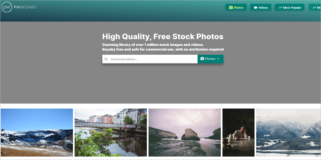 free stock images website - pikwizard
