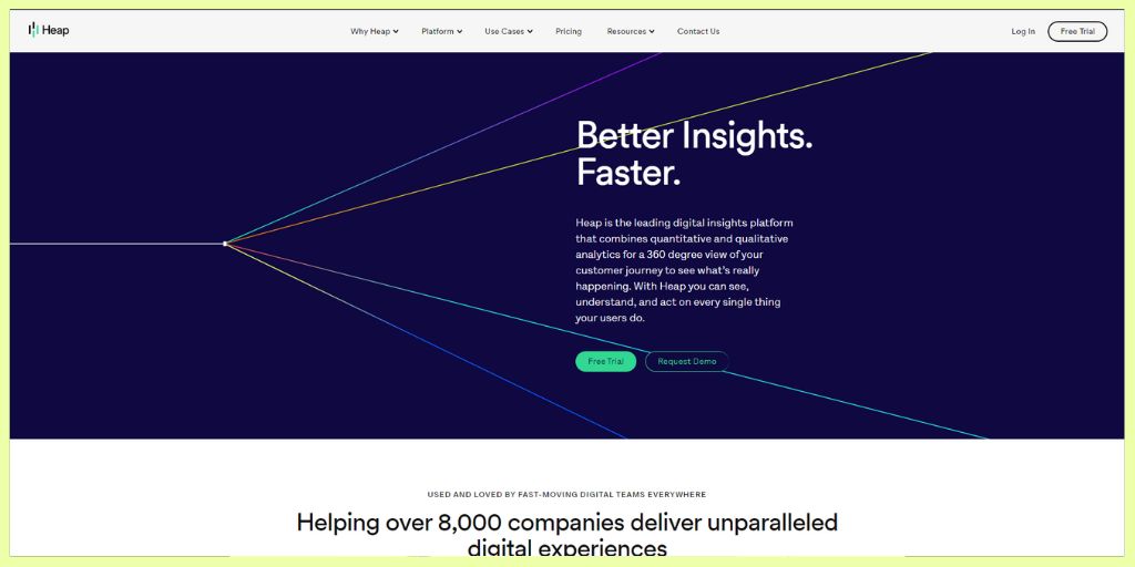heap - Ecommerce Analytics Tool