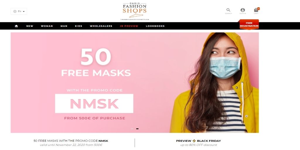 online stores in France