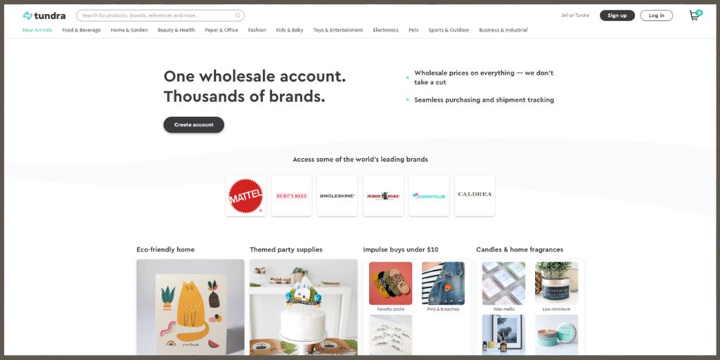 tundra - Sell on B2B Marketplaces