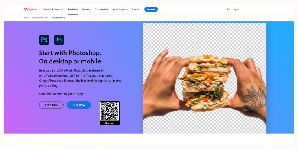 When to use Photoshop?