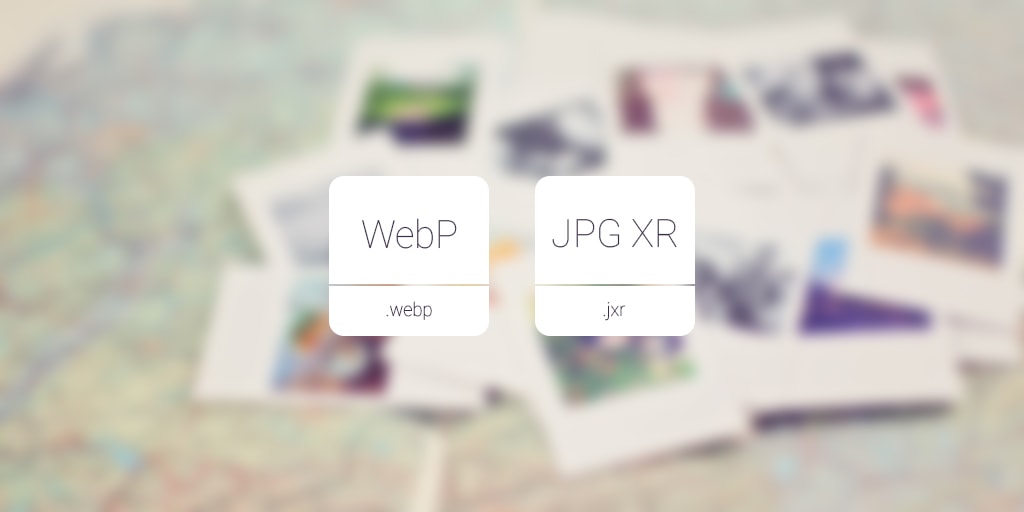 Reducing the image sizes by implementing new image formats